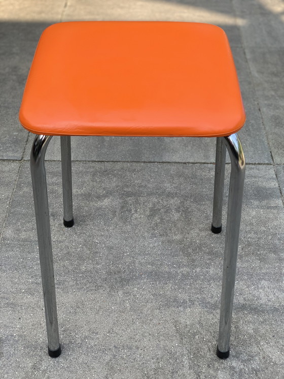 Image 1 of Mid - Century Soudexvinyl Stool.