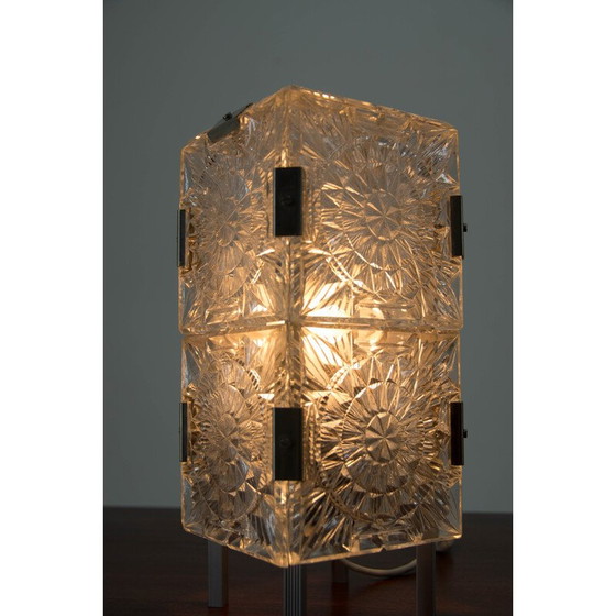 Image 1 of Mid-century glass table lamp by Kamenicky Senov, 1970s