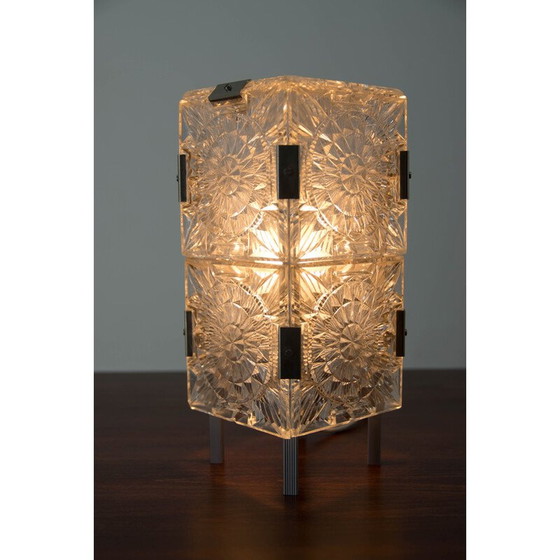 Image 1 of Mid-century glass table lamp by Kamenicky Senov, 1970s