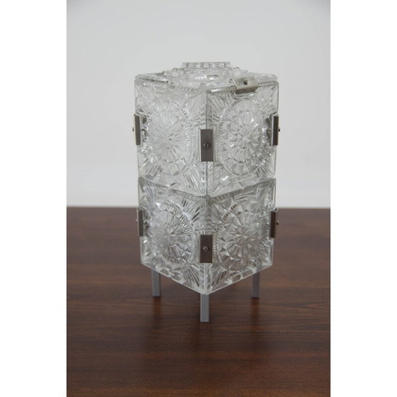 Image 1 of Mid-century glass table lamp by Kamenicky Senov, 1970s