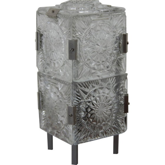 Image 1 of Mid-century glass table lamp by Kamenicky Senov, 1970s