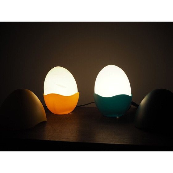 Image 1 of Coppia di lampade da tavolo vintage in plastica di O. Baroni e M. Patrini, Italia anni '70