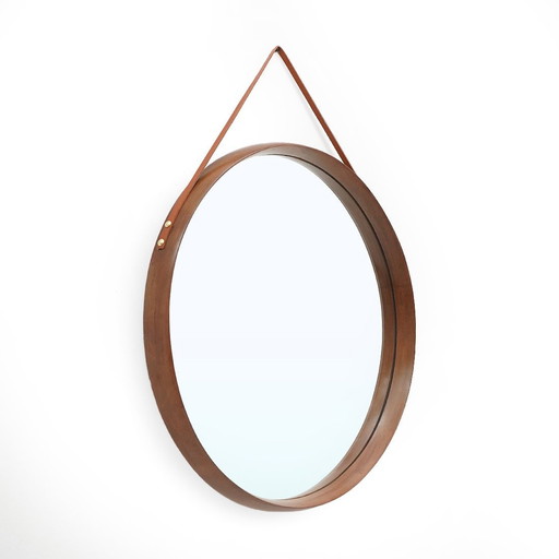 Round Mirror With Teak Frame, 1960S