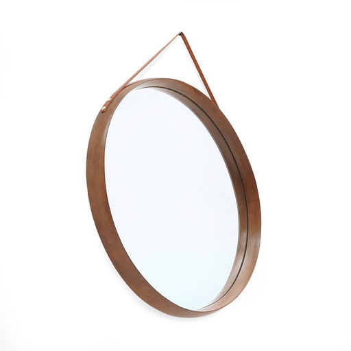 Round Mirror With Teak Frame, 1960S