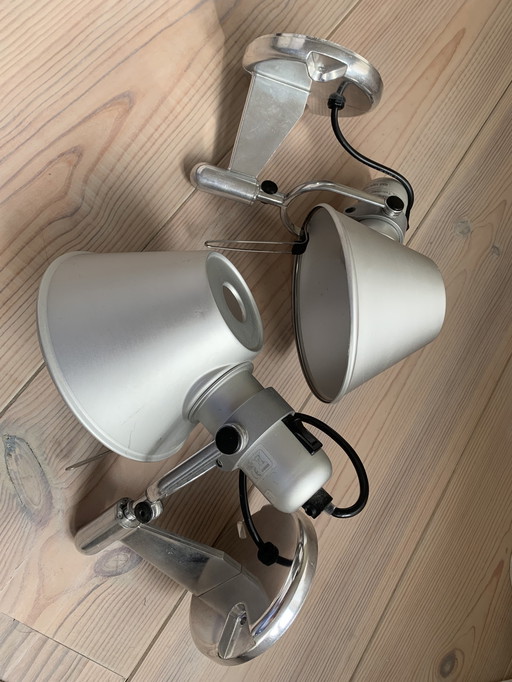 2x Artemide tolomeo lamps