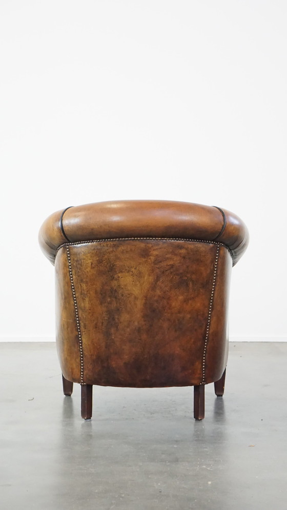 Image 1 of Club Chair Made From Sheepskin