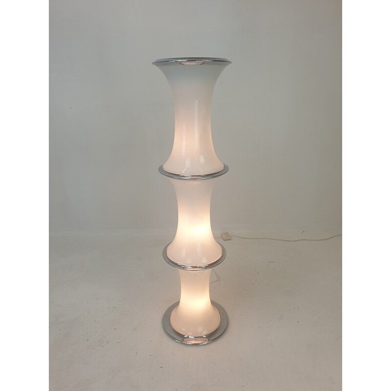 Image 1 of Vintage bamboo floor lamp by Enrico Tronconi for Vistosi, 1970s