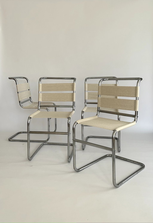 4x Bauhaus Chairs Ateliers De Marneffe