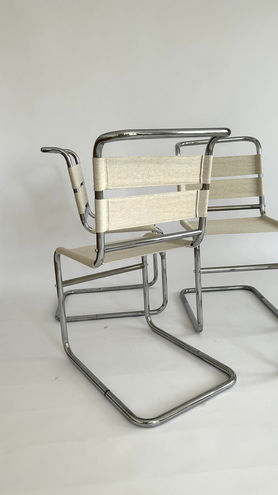 Image 1 of 4x Bauhaus Chairs Ateliers De Marneffe