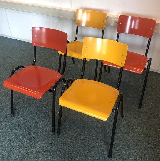 4x Retro chair