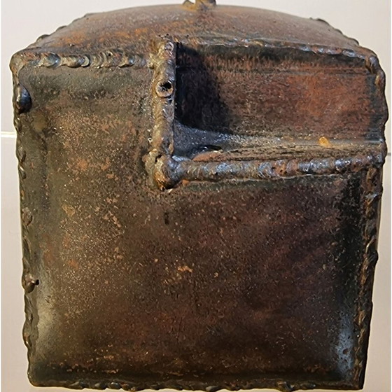 Image 1 of Lampada, scultura vintage in ferro patinato, 1970