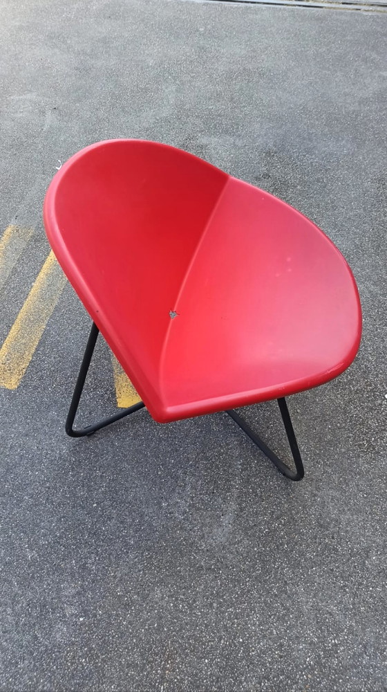 Image 1 of Niels Gammelgaard LIPS stoel, vintage IKEA