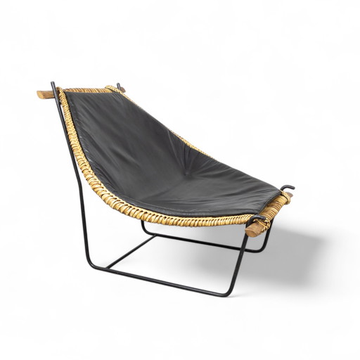 Mid Century "Duyan" Lounge Chair By John Risley For Ficks Reed