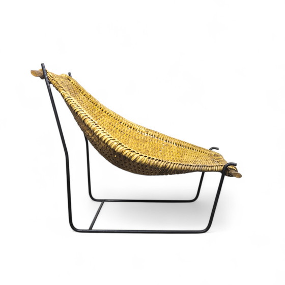 Image 1 of Mid Century "Duyan" Lounge Chair By John Risley For Ficks Reed