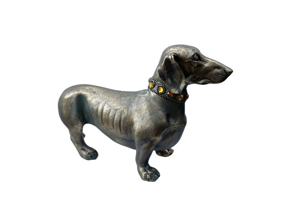 Image 1 of Elegant Dachshund Figurine - Stylish Home Decoration With Luxury Accents