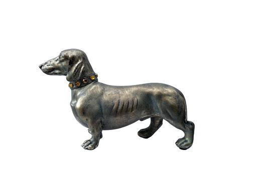 Elegant Dachshund Figurine - Stylish Home Decoration With Luxury Accents