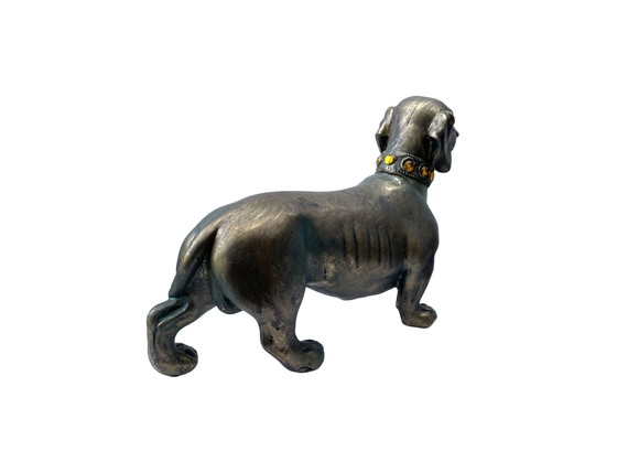 Image 1 of Elegant Dachshund Figurine - Stylish Home Decoration With Luxury Accents