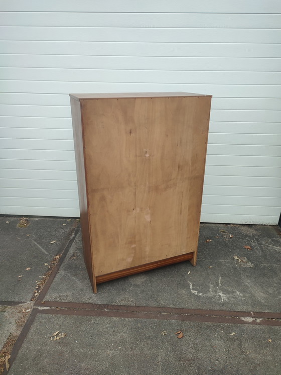 Image 1 of Armoire à portes roulantes, classeur, armoire de notaire - 1950s