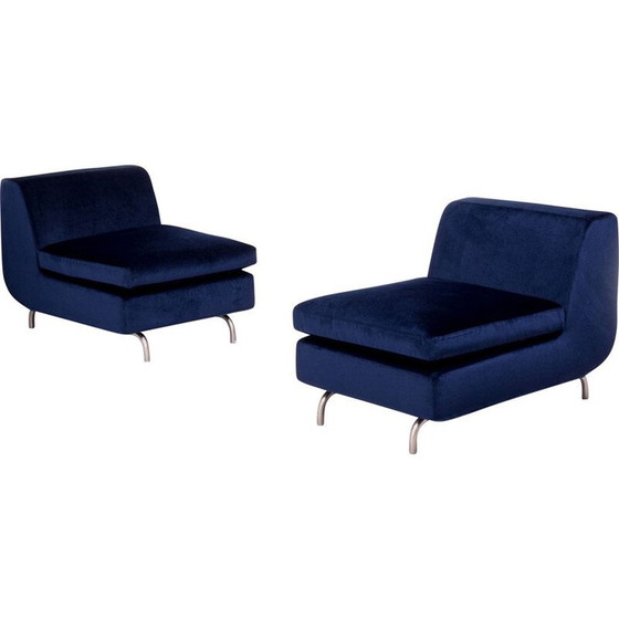 Image 1 of Pair of vintage lounge chairs by Rodolfo Dordoni, Italy