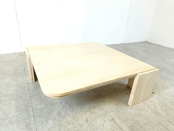 Image 1 of Travertine Coffee Table