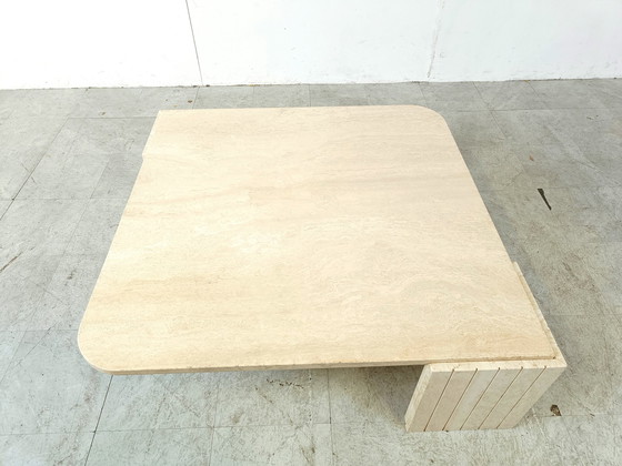 Image 1 of Travertine Coffee Table