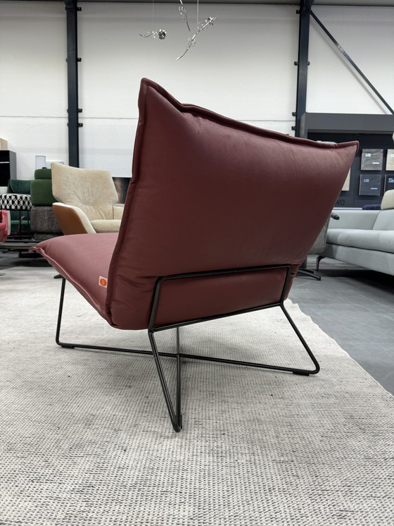 Image 1 of 2 Jess Design Armchairs red Toledo leather