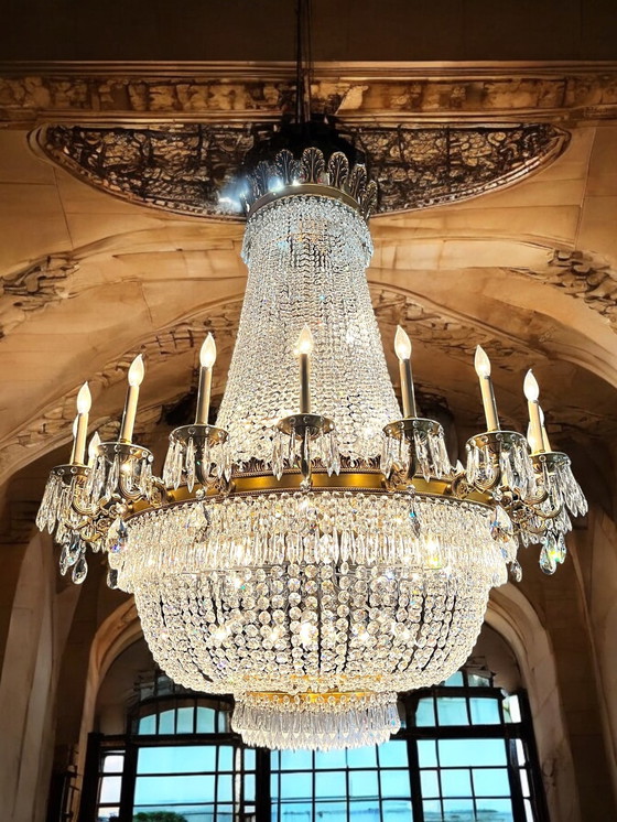 Image 1 of Huge Crystal Design Chandelier