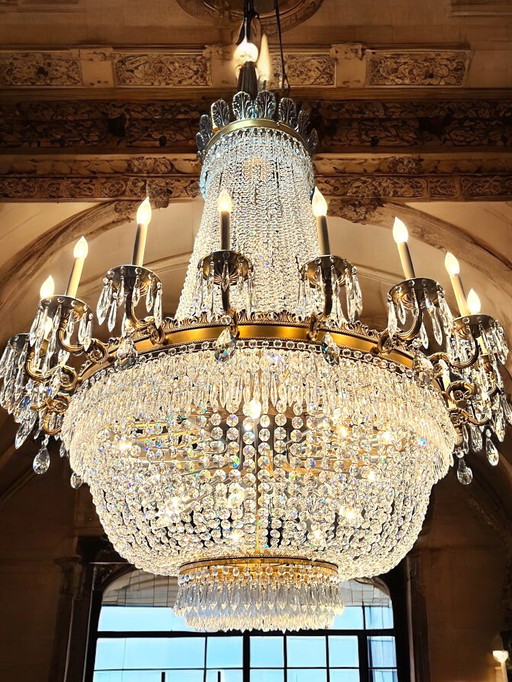 Huge Crystal Design Chandelier