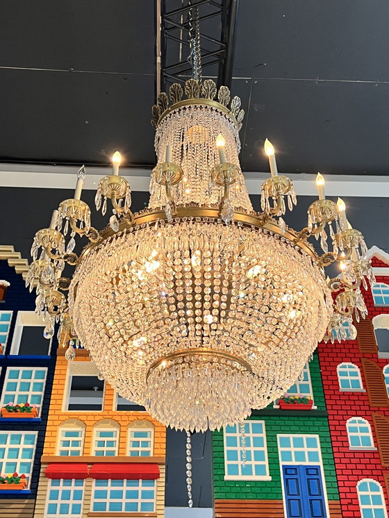 Image 1 of Huge Crystal Design Chandelier