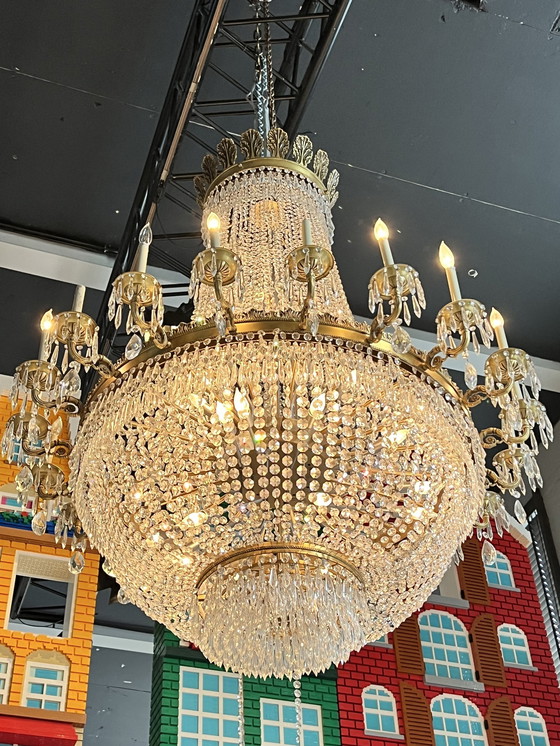 Image 1 of Huge Crystal Design Chandelier