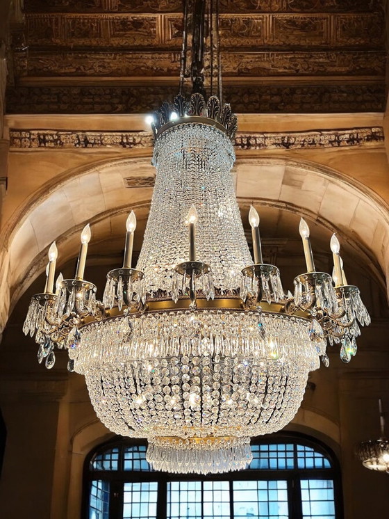 Image 1 of Huge Crystal Design Chandelier