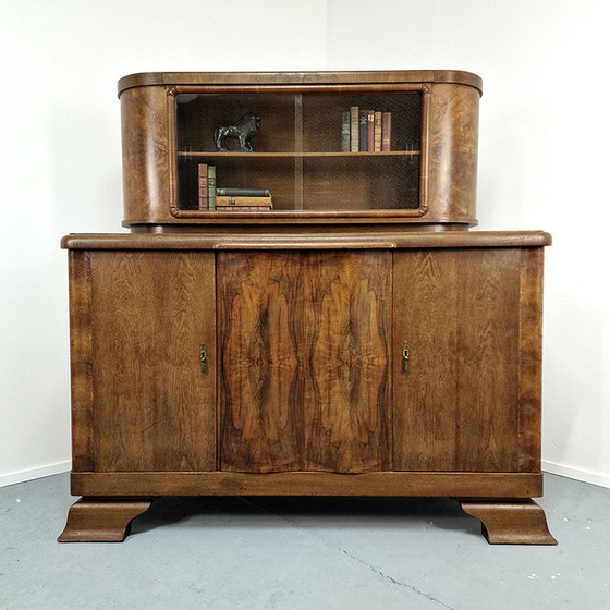 Image 1 of Art Deco Buffet Cabinet / Beverage Cabinet