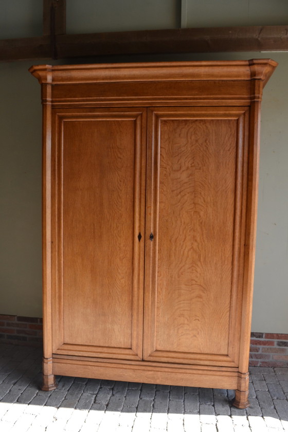 Image 1 of Louis Philippe oak cabinet