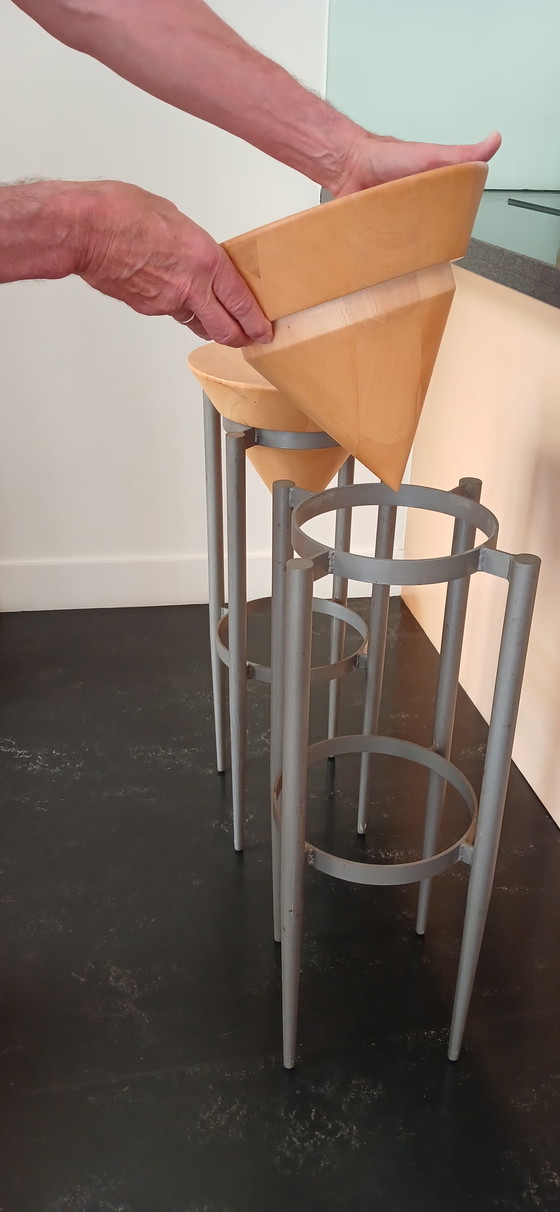 Image 1 of 2x Galerie Yksi bar stools