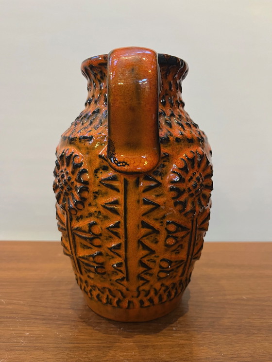 Image 1 of Bodo Mans For Bay Keramik Vase, Model 258-20, Germany, 1970S