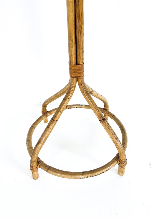 Image 1 of Italian Rattan Coat Rack '60