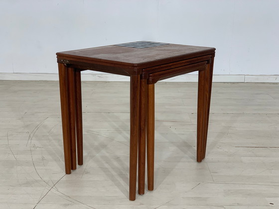 Image 1 of Danish teak coffee table side table