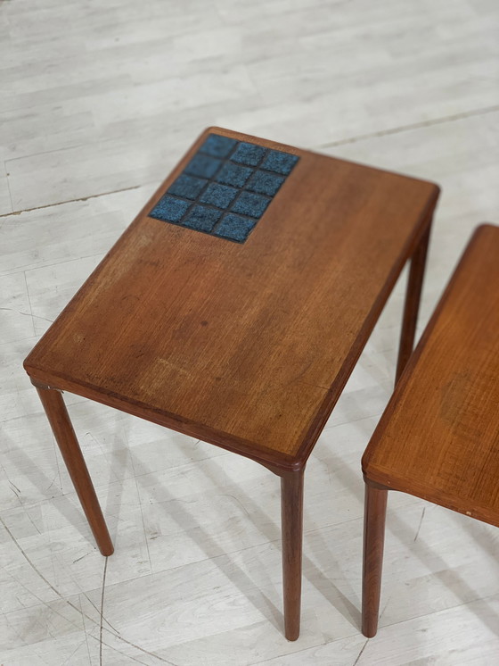 Image 1 of Danish teak coffee table side table