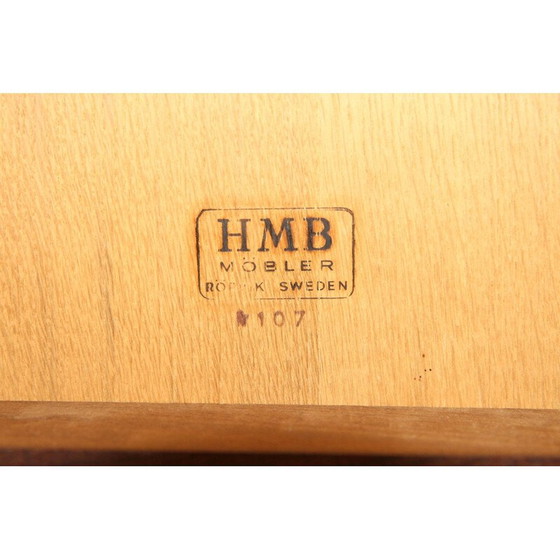 Image 1 of Pair of vintage teak bedside tables for Hmb, Sweden 1960