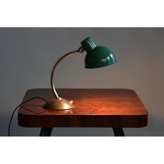 Image 1 of Vintage chrome table lamp by Bauhaus, Czechoslovakia 1930