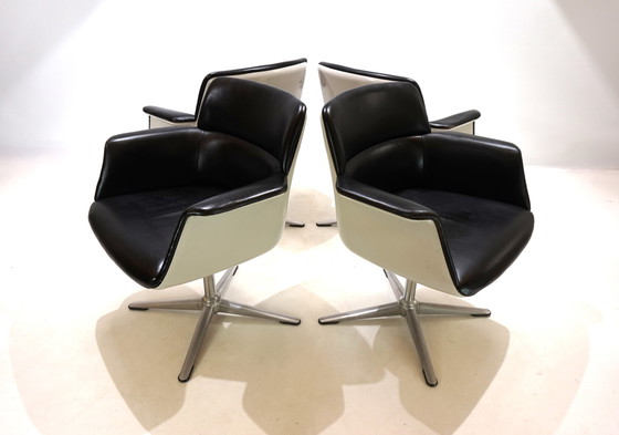 Image 1 of Set of 4 Wilkhahn 250 dining/office chairs by Friso Kramer