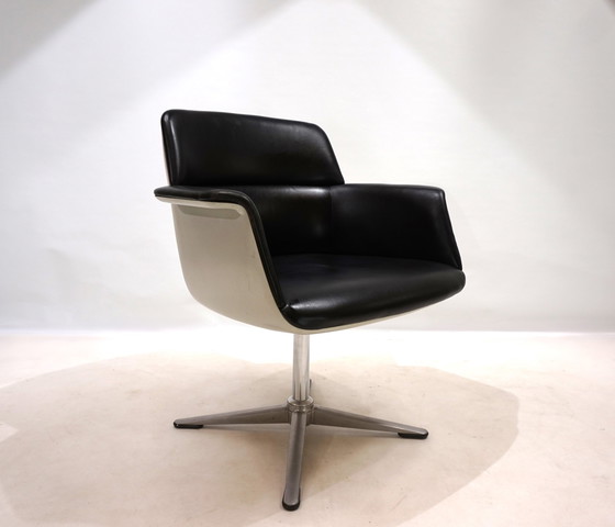 Image 1 of Set of 4 Wilkhahn 250 dining/office chairs by Friso Kramer