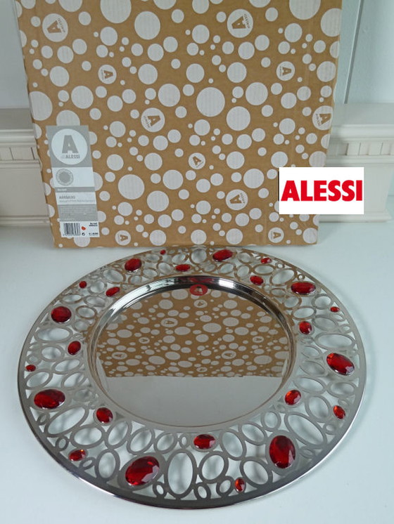 Image 1 of Alessi AMSA30 | BA-BALL round tray 18/10 stainless | LPWK | 2009