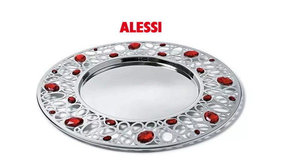 Image 1 of Alessi AMSA30 | BA-BALL round tray 18/10 stainless | LPWK | 2009