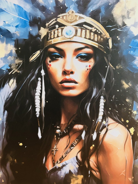 Image 1 of Giclee Chroma - Golden Sioux