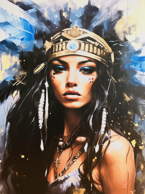 Image 1 of Giclee Chroma - Golden Sioux