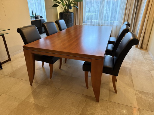 Gelderland Dining Table Design Jan De Bouvrie Complete Mat Matching Chairs