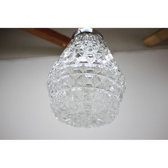 Image 1 of Vintage glass suspension by Kamenický Šenov, Czech 1960