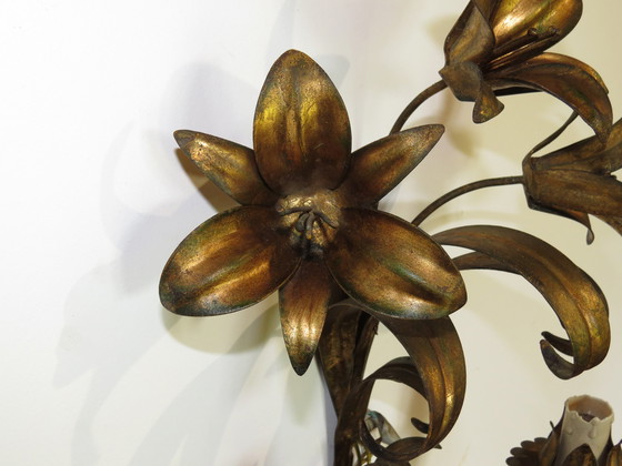 Image 1 of Wall light with lilies years