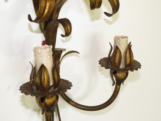 Image 1 of Wall light with lilies years